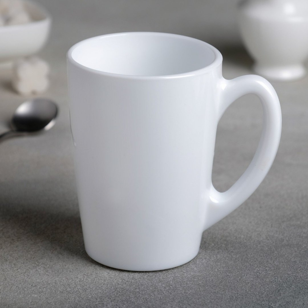 Кружка Luminarc «New Morning Blanc», 320 мл, стеклокерамика, закаленное стекло, 1 шт.