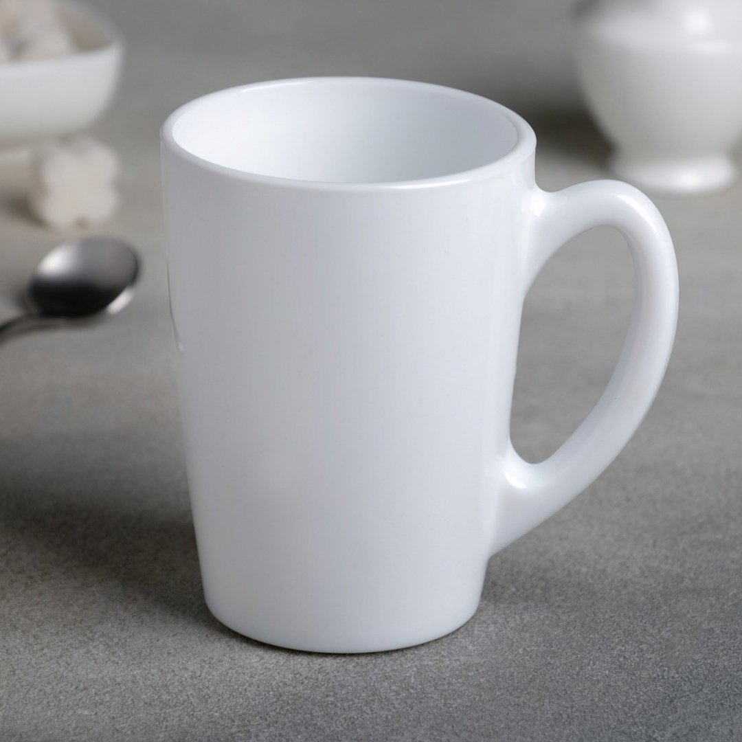Кружка Luminarc «New Morning Blanc», 320 мл, стеклокерамика, закаленное стекло, 1 шт. купить,NaN