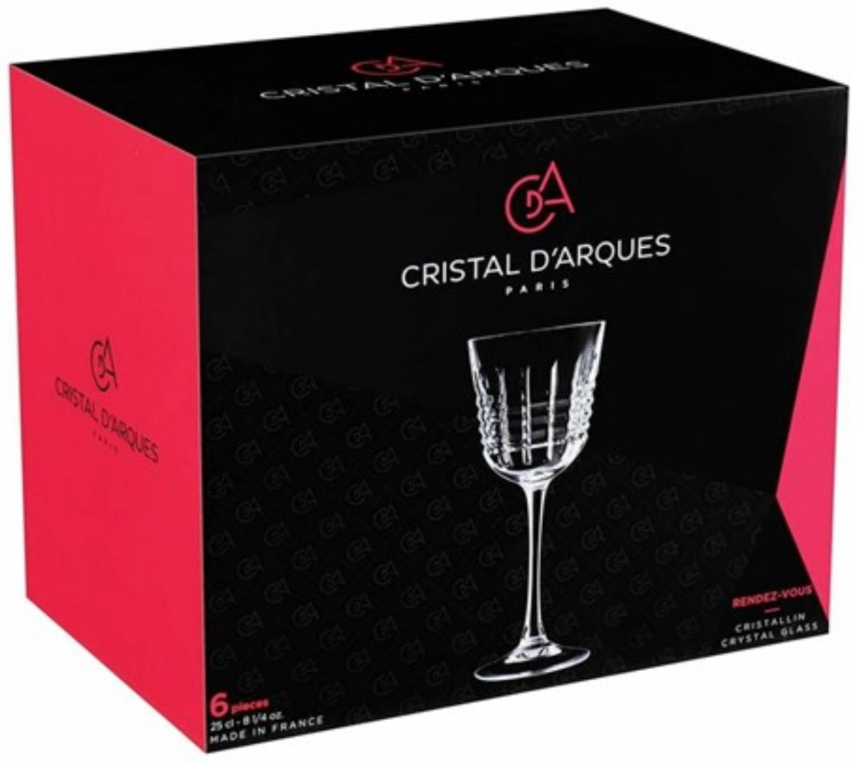 Набор бокалов Cristal d'Arques 350 мл, стекло, хрусталь, 6 шт купить,NaN
