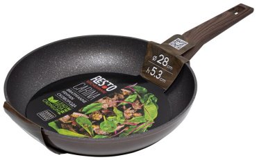 Сковорода универсальная RESTO 93021 22 см, алюминий