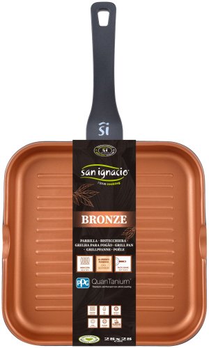 Сковорода гриль Bergner Bronze SG-6612 28 см, алюминий