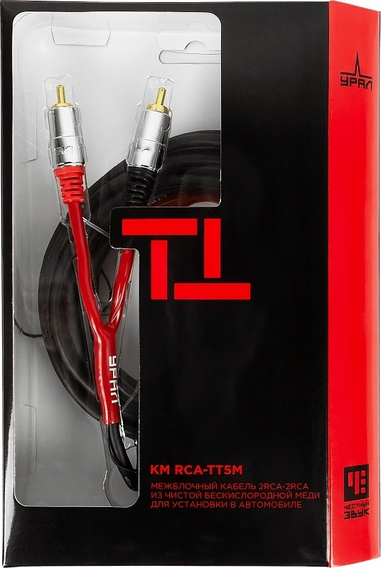 Кабель УРАЛ ТТ КМ RCA-ТТ5М 1 шт