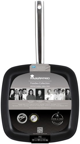 Сковорода гриль Bergner Masterpro Foodies BGMP-3510 28 см, алюминий