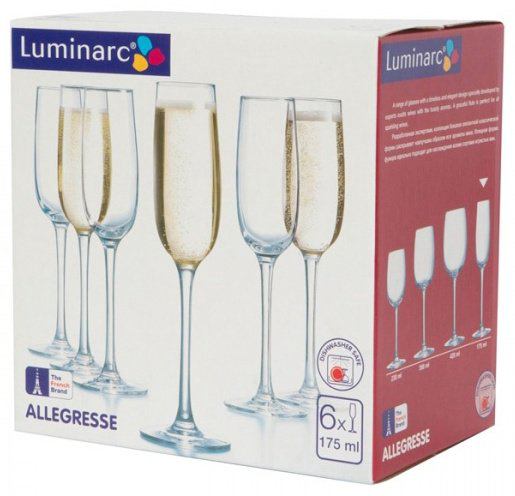 Набор бокалов Luminarc 175 мл, стекло, 6 шт