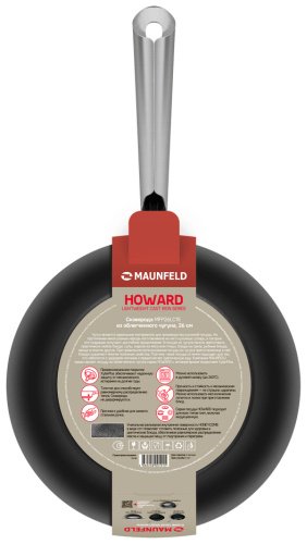 Сковорода универсальная MAUNFELD HOWARD MFP28LC15 28, чугун купить,NaN