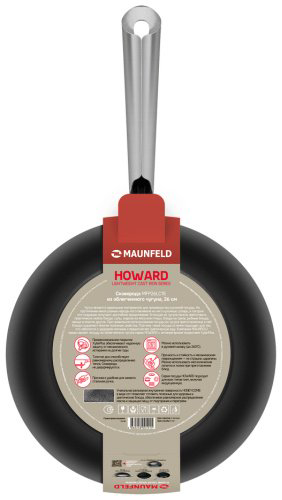Сковорода универсальная MAUNFELD HOWARD MFP28LC15 28, чугун купить,NaN
