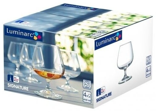 Набор бокалов Luminarc 410 мл, стекло, 4 шт купить,NaN