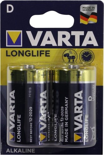 Батарейка D VARTA 2 шт купить,NaN