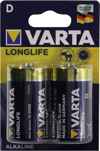 Батарейка D VARTA 2 шт купить,NaN
