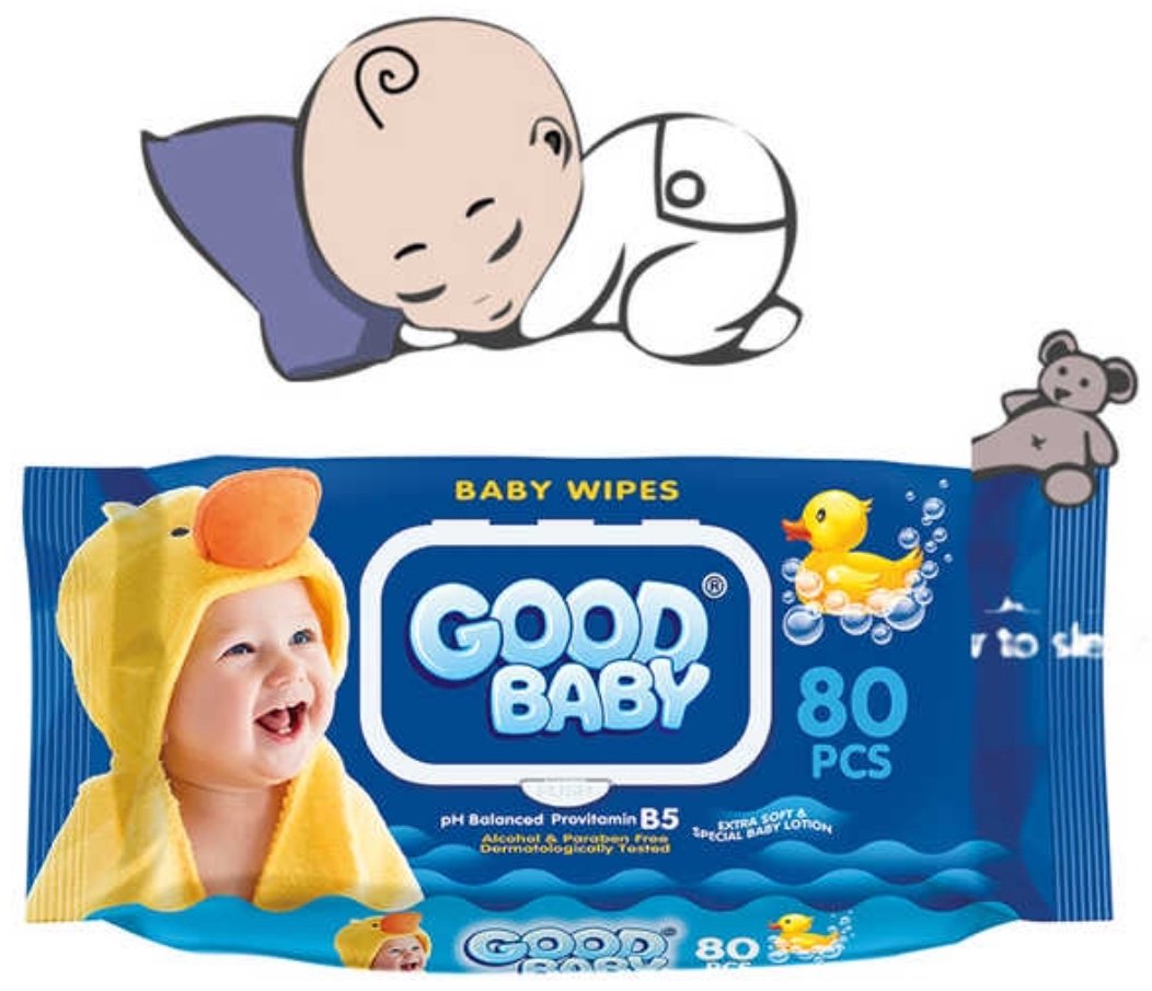 Влажные салфетки Bebiko Good baby 80 шт