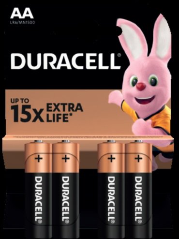 Батарейка AA Duracell 4 шт