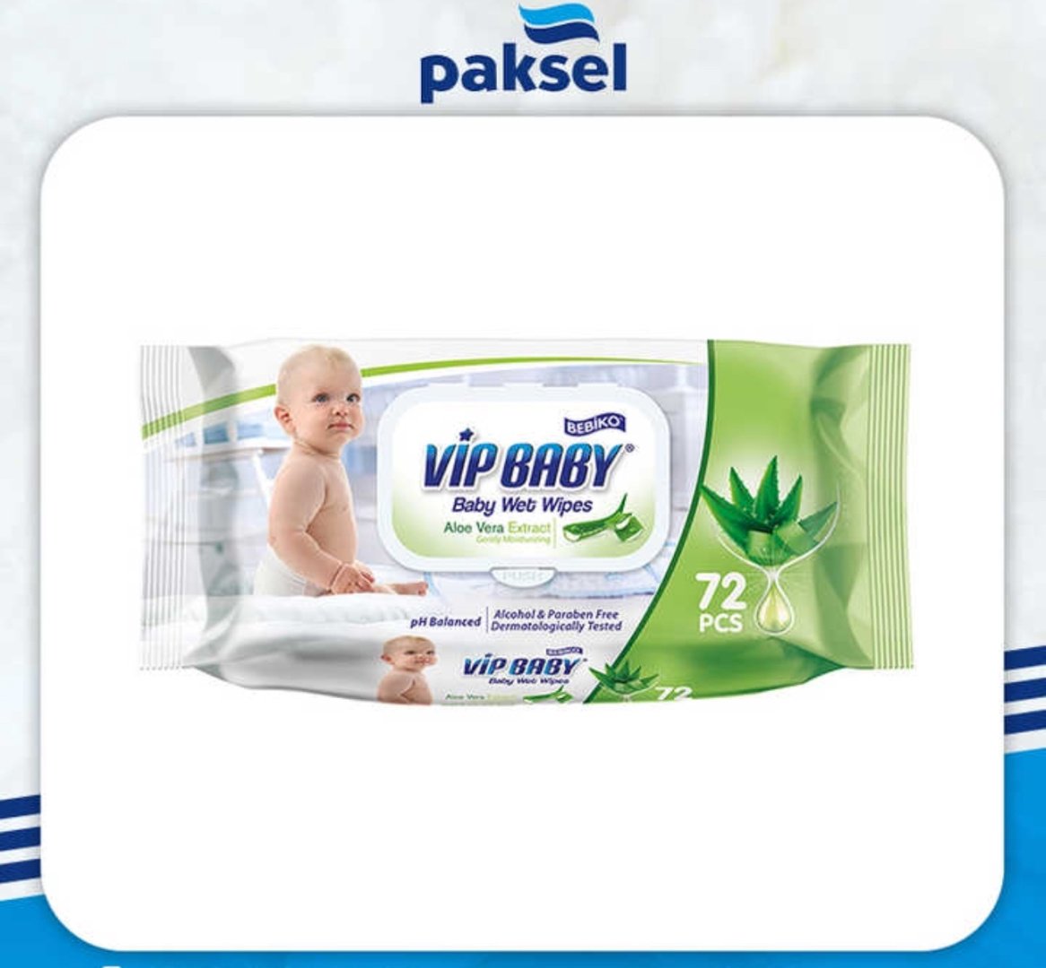Влажные салфетки Bebiko Vip Baby 72 шт