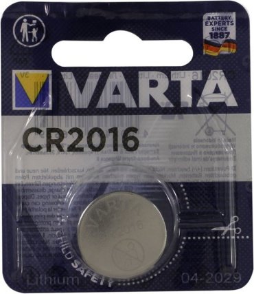 Батарейка CR2016 VARTA 1 шт купить,NaN
