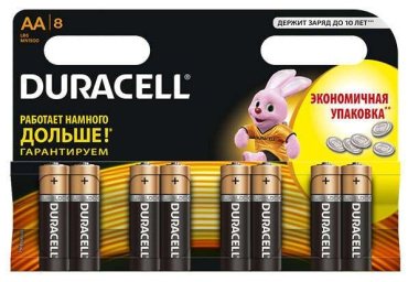 Батарейка AA Duracell 8 шт