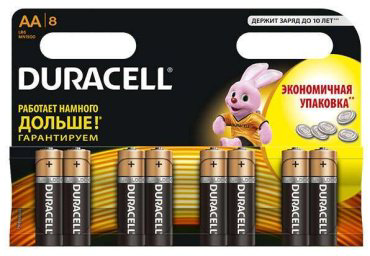 Батарейка AA Duracell 8 шт
