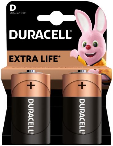 Батарейка LR20 Duracell 2 шт