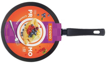 Сковорода блинная SCOVO Promo 22см (d220) 22 см, алюминий купить,NaN