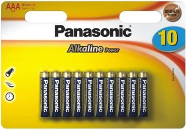 Батарейка AAA Panasonic 10 шт купить,NaN