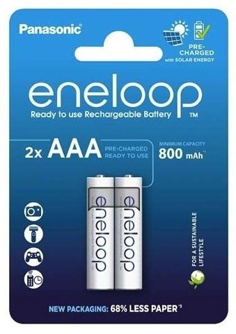 Аккумулятор Panasonic Eneloop AAA 800 mAh 2 шт.