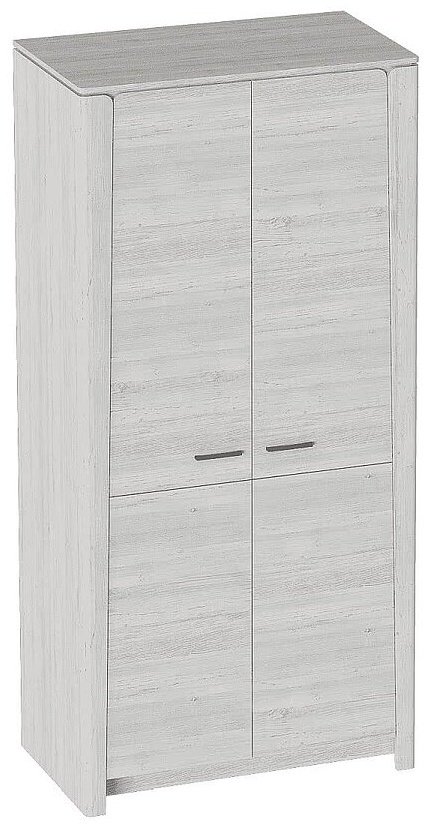 Распашной шкаф Мебельград Мальта, 105x211х39.5 см, светло серый купить,NaN