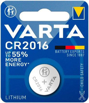Батарейка CR2016 VARTA 1 шт