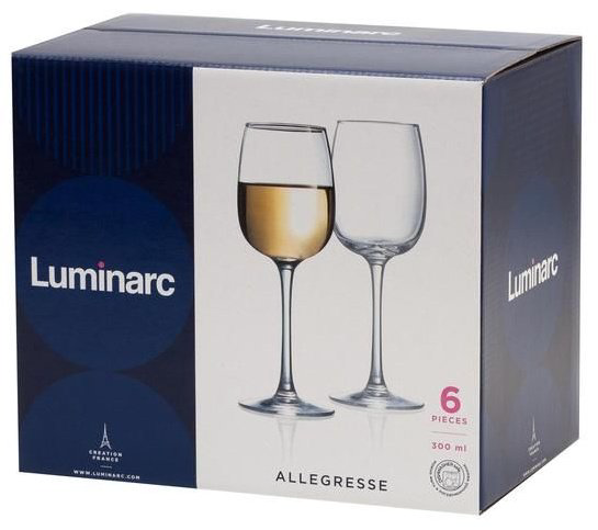 Набор бокалов Luminarc 300 мл, стекло, 6 шт купить,NaN