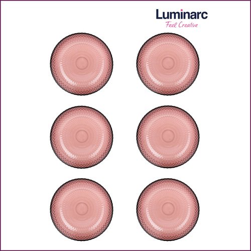 Набор тарелок Luminarc 19 см, 6 шт, закаленное стекло