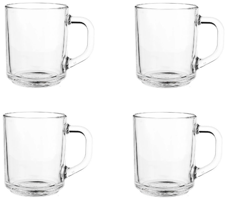 Набор кружек ОСЗ «Green Tea», 200 мл, стекло, 4 шт.