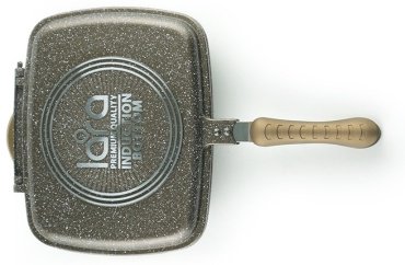 Сковорода гриль LARA Rio Choco LR02-222 32 см, алюминий купить,NaN