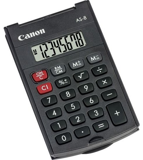 Canon AS-8, 4598B001AA, 8-разрядный, черный