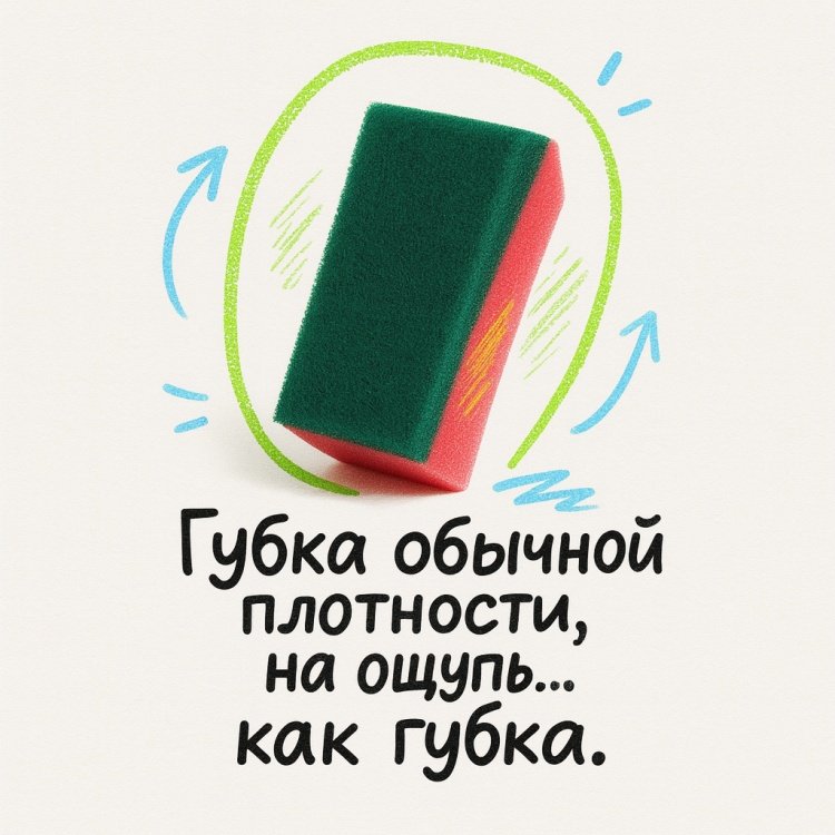 Губка для посуды Mebels.kz - как - губка 1 шт, поролон купить,NaN