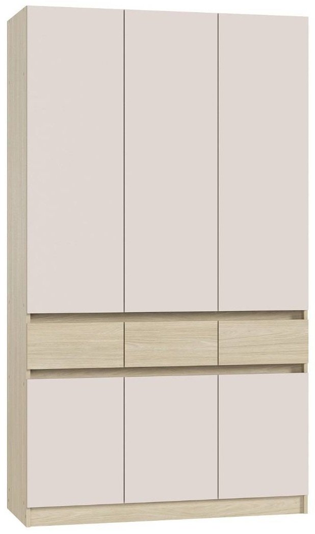 Распашной шкаф Стендмебель Луиза MGC12638, 120x210х49 см, бежевый купить,NaN