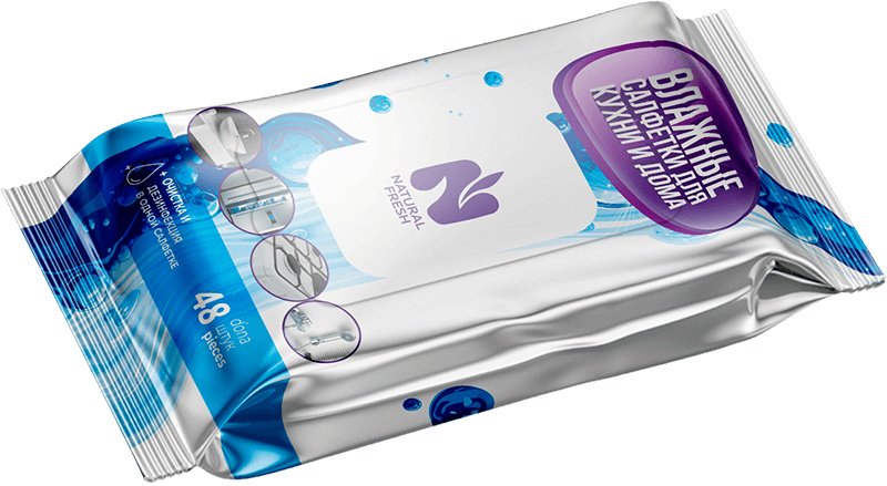 Влажные салфетки Natural Fresh N0119375 48 шт