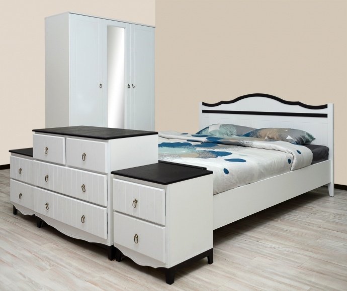 Кровать МИР Вояж, 160x200 см, белый купить,NaN