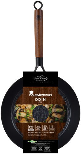 Сковорода вок Bergner Masterpro Odin BGMP-3818 24 см, чугун купить,NaN