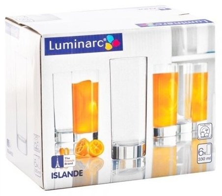 Набор стаканов Luminarc 330 мл, стекло, 6 шт