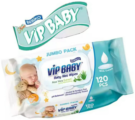 Влажные салфетки Bebiko Vip Baby 120 шт
