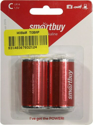 Батарейка LR14 Smartbuy 2 шт
