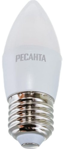 Лампочка Ресанта LL-R-C37-6W-230-3K-E27 6W E27 1 шт купить,NaN