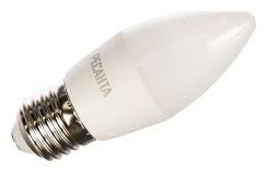 Лампочка Ресанта LL-R-C37-6W-230-3K-E27 6W E27 1 шт купить,NaN