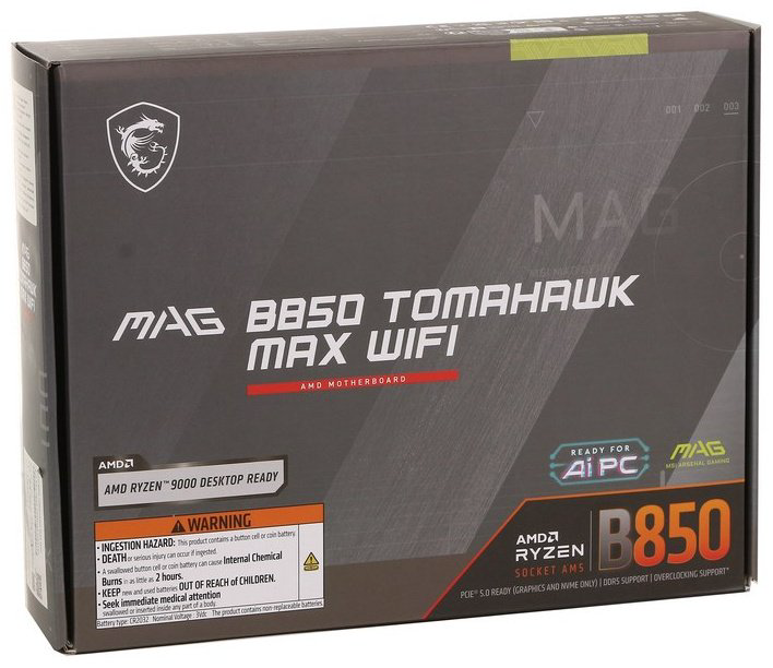 Материнская плата MSI MAG B850 Tomahawk Max WiFi купить,NaN