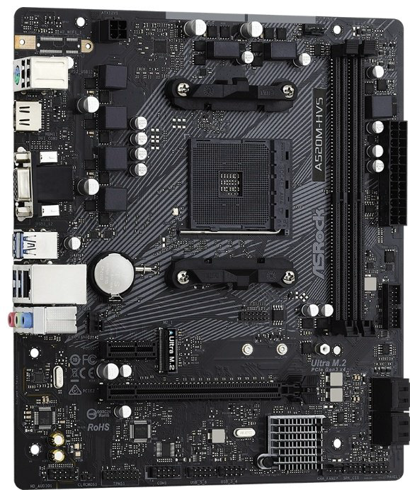 Материнская плата ASRock A520M-HVS - ForteMarket Материнская плата ASRock A520M-HVS купить,31751