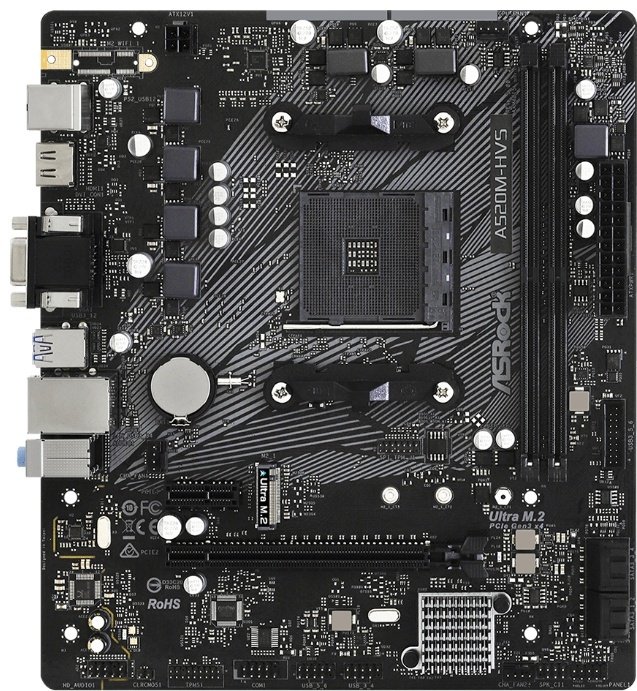 Материнская плата ASRock A520M-HVS