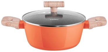 MAUNFELD кастрюля MCS22FA06CL алюминий 2.2 л купить,NaN