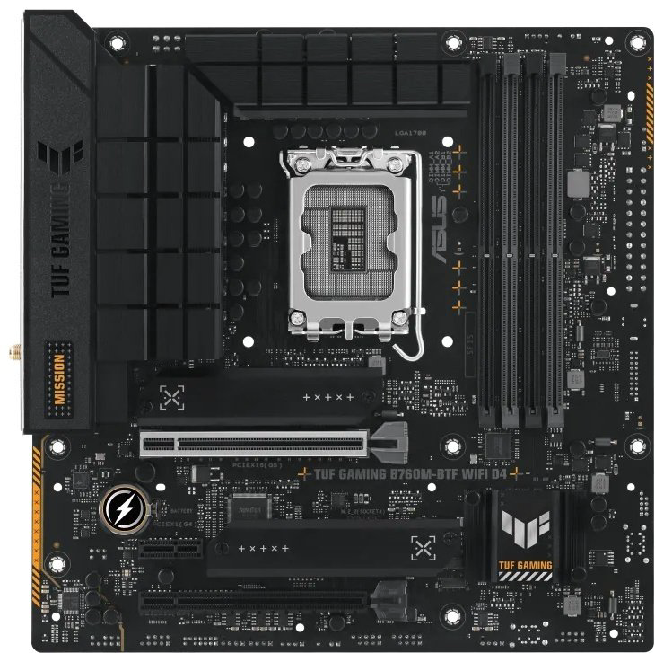 Материнская плата ASUS TUF GAMING B760M-BTF WIFI D4 купить,NaN