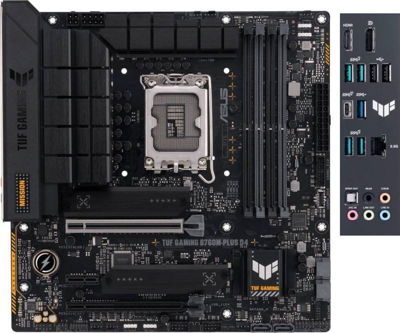 Материнская плата ASUS TUF GAMING B760M-PLUS D4 купить,NaN