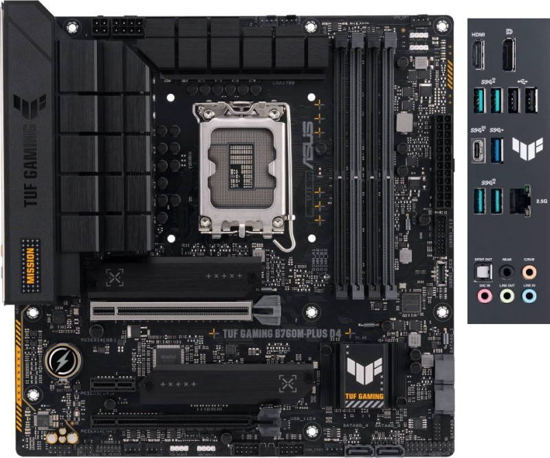 Материнская плата ASUS TUF GAMING B760M-PLUS D4 купить,NaN