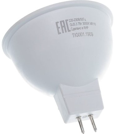 Лампочка Ресанта LL-R-MR16-7W-230-3K-GU5.3 1 шт купить,NaN