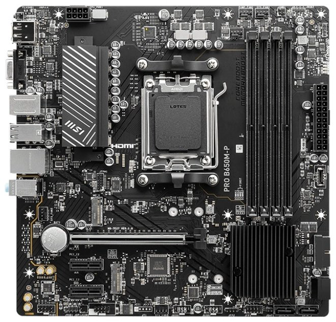 Материнская плата MSI PRO B650M-P