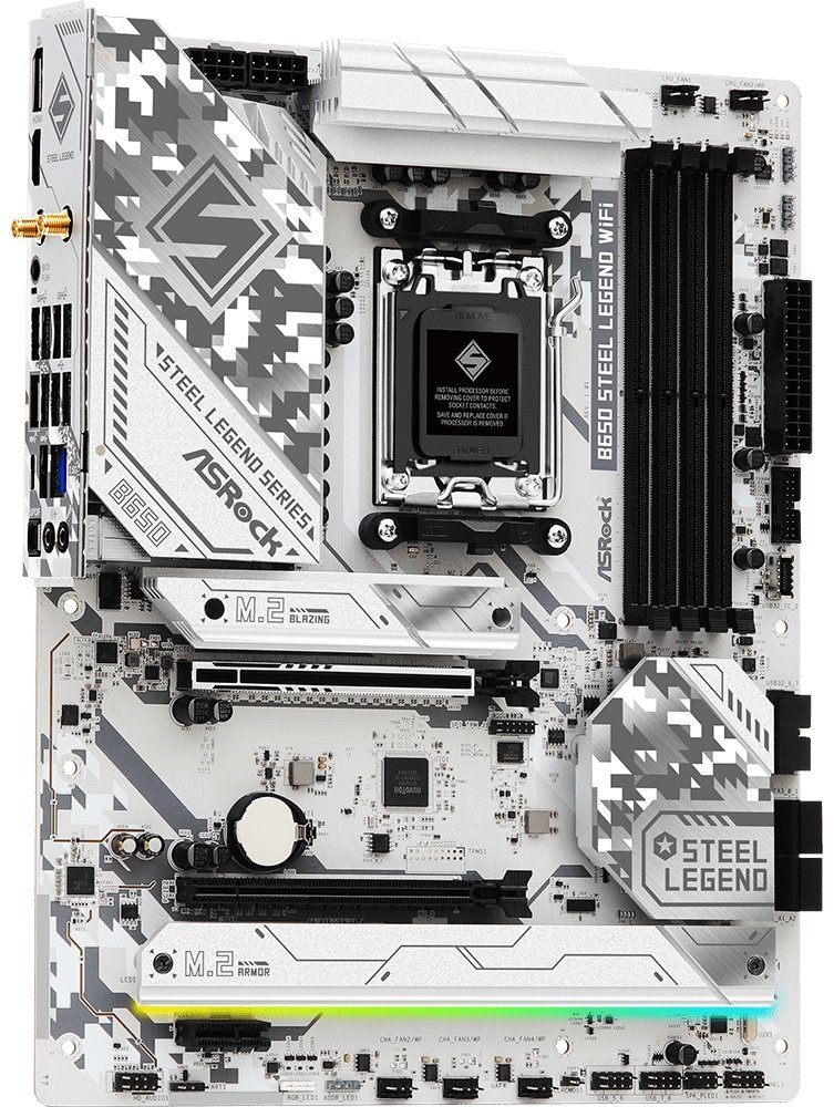 Материнская плата ASRock B650 STEEL LEGEND WIFI купить,NaN
